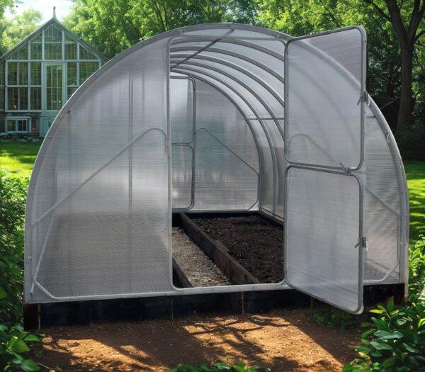 modulaarne gaudi metallkasvuhoone 4 12m